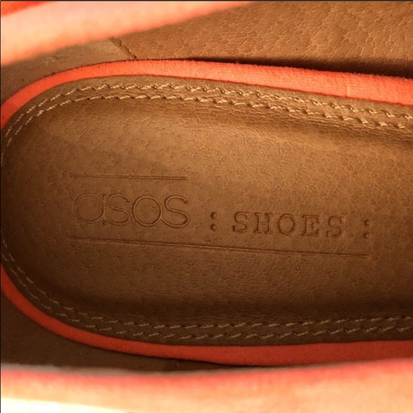 *ASOS* Coral Velvet Kitten Heel Shoes NWOT - Picture 7 of 14